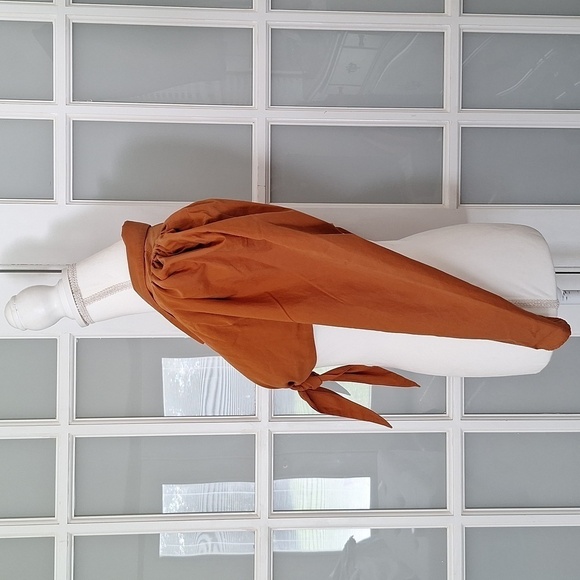 We Wore What Bisou Burnt Orange Top - Picture 3 of 16